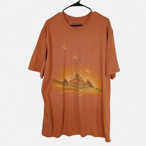 PAPER PLANE Tee XL Pyramids Orange Valley Of Kings -‎ Flaw